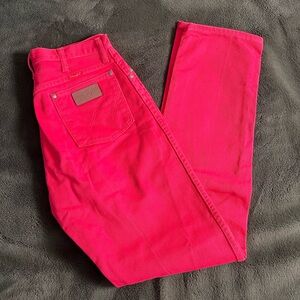 Vintage Cowboy Cut Red Wranglers